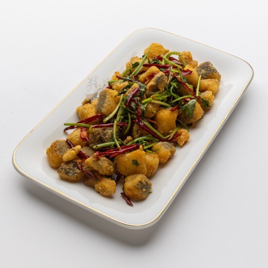 Жареный палтус