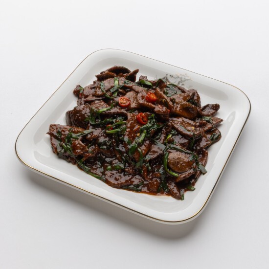 Нежная телятина с перцем