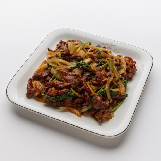 Говядина нежная с коньяком