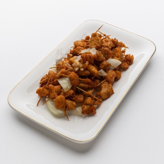 Курица на шпажках