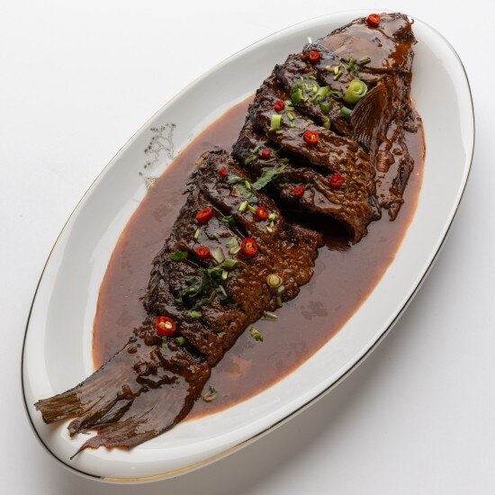 Сазан в соевом соусе