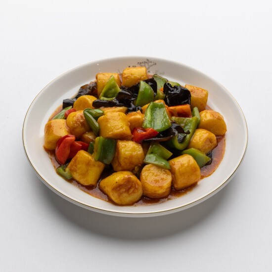 Японский тофу с овощами