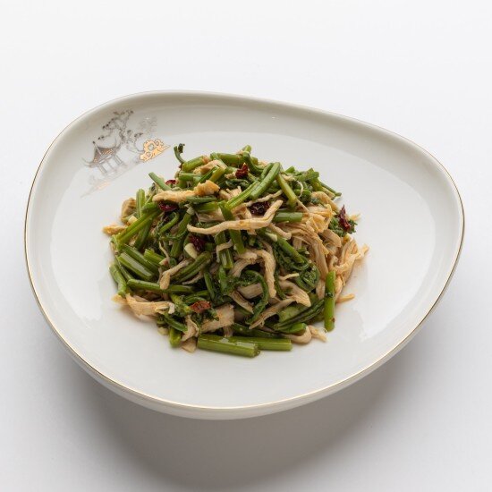 Салат Папоротник с курицей