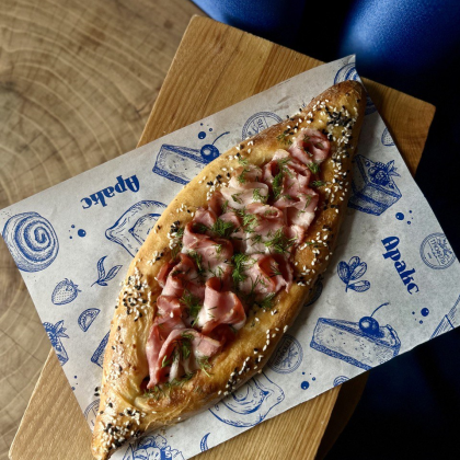 Пиде с беконом