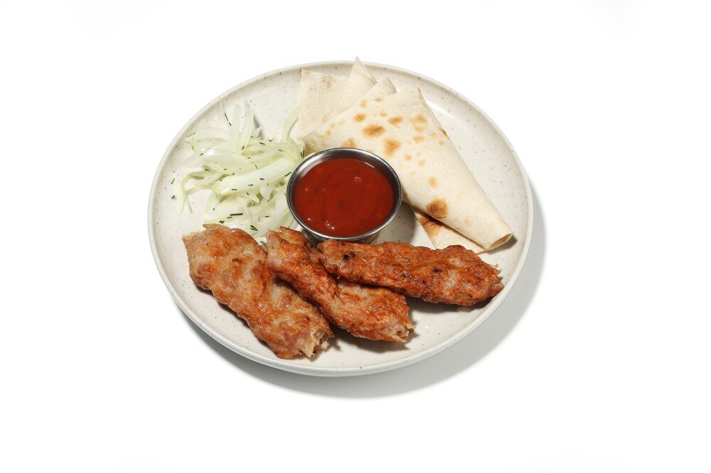 Люля куриный с ветчиной