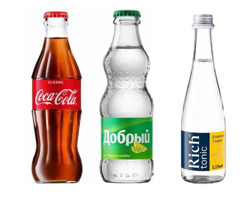 Газированная вода 0,33 стекло