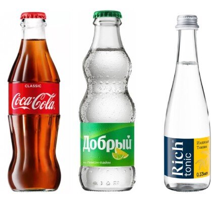 Газированная вода 0,33 стекло