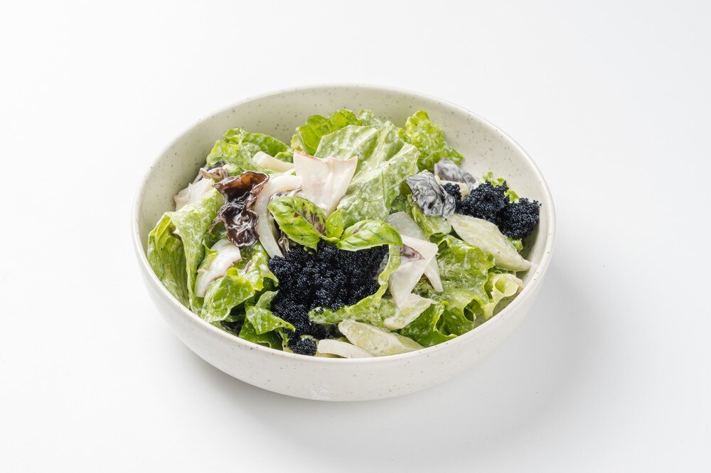 Салат подкопченный кальмар и муэр