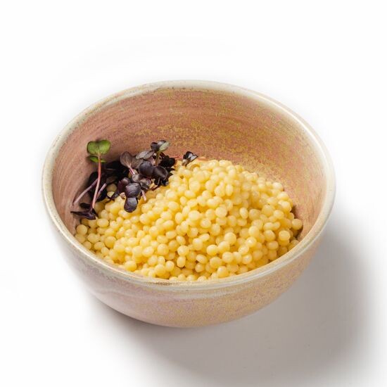 Птитим с соусом песто