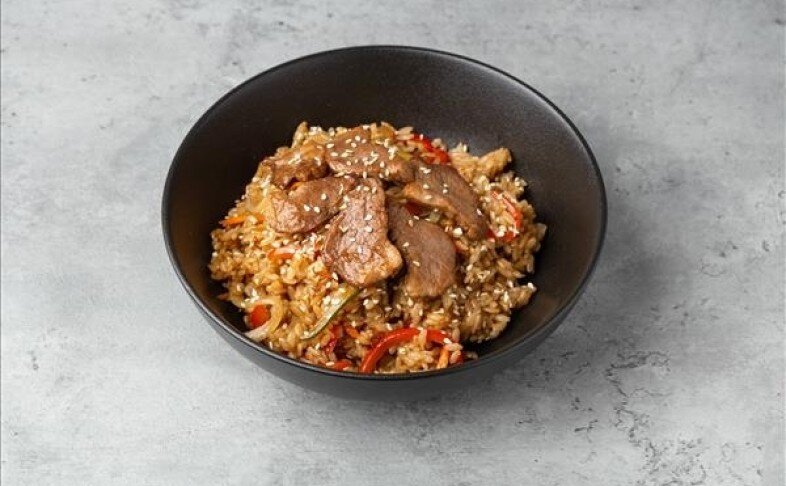 Рис со свининой