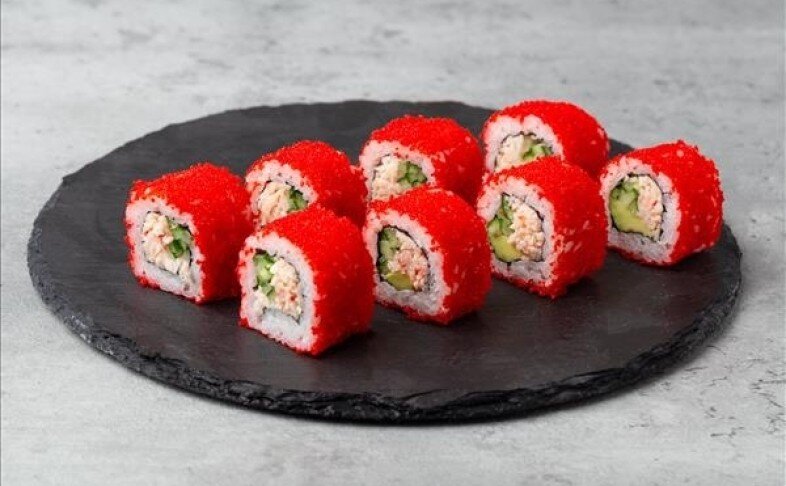 Ролл «Калифорния с крабом»