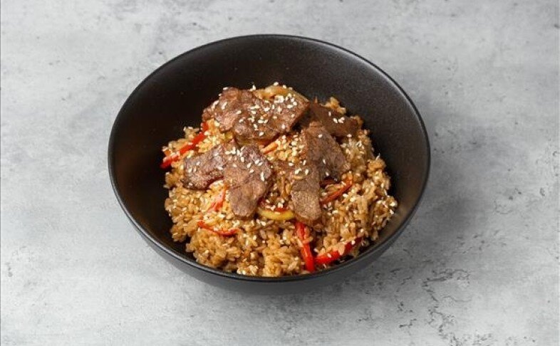 Рис с говядиной