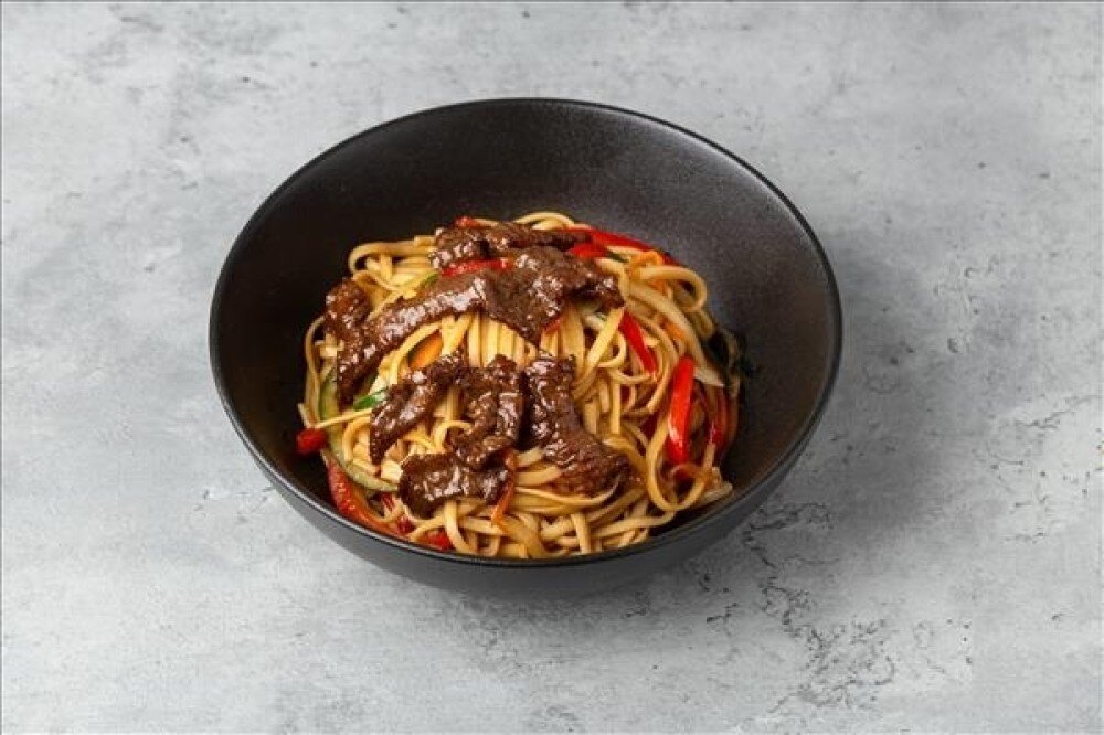 Удон с говядиной