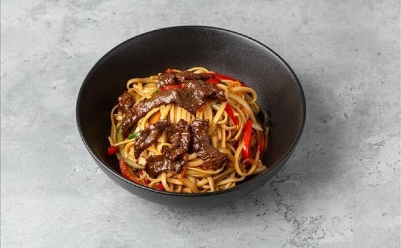 Удон с говядиной