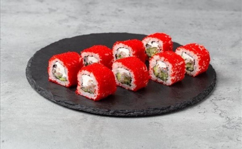 Ролл «Калифорния с креветкой»