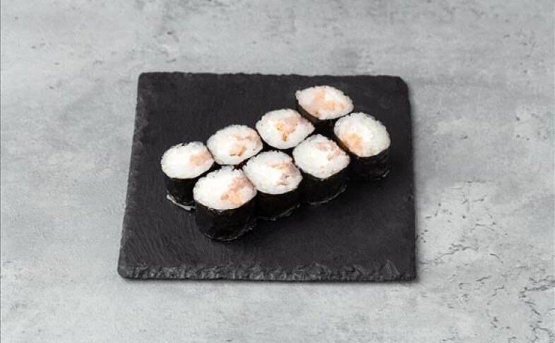 Тонкий ролл с креветками