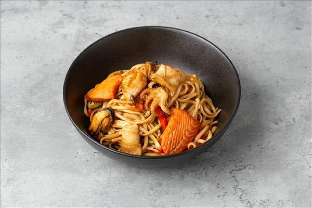 Удон с морепродуктами