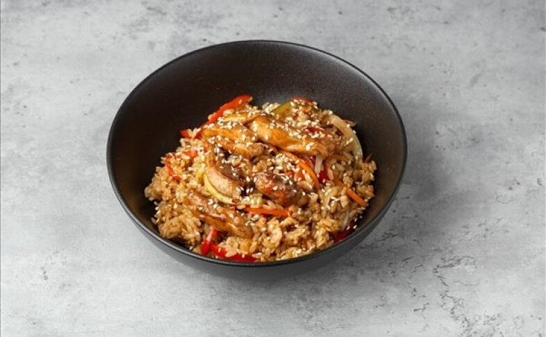 Рис с курицей