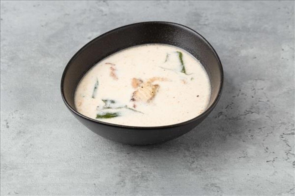Сливочный суп с угрём