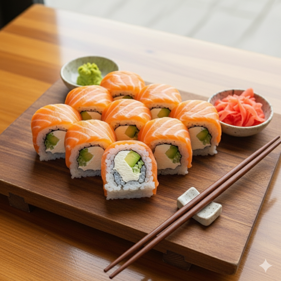 Филадельфия с лососем