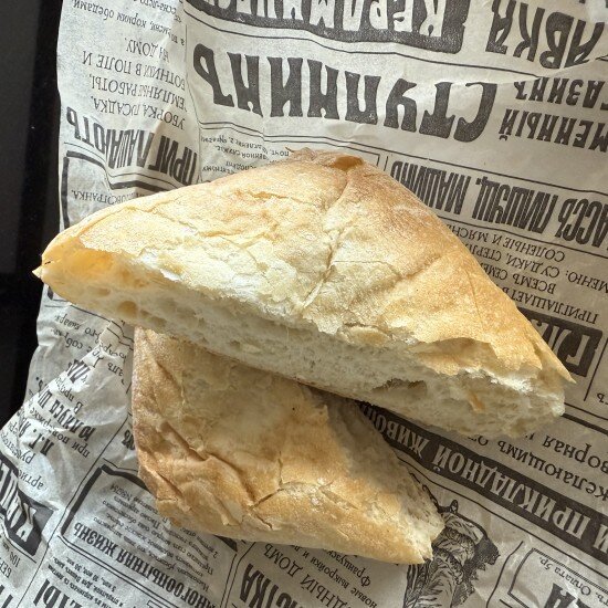 Чиабатта белая/серая