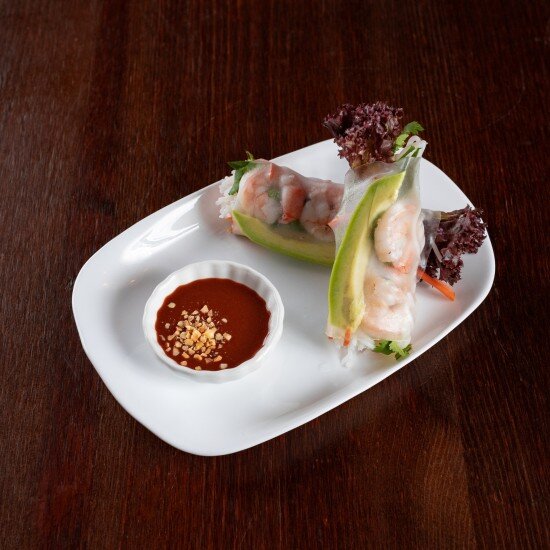 Спринг-ролл с креветкой