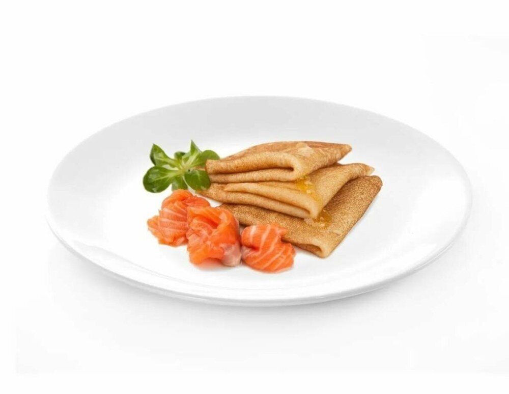 Блины с красной рыбой