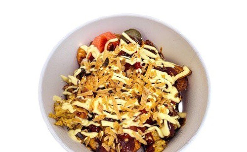 Картофель по-канадски с курицей