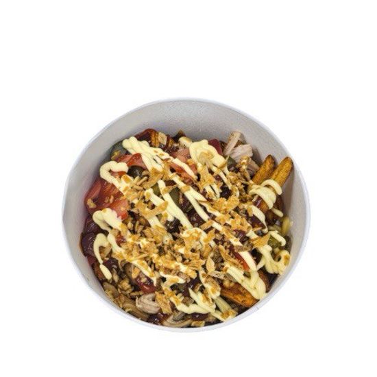 Картофель по-канадски со свининой