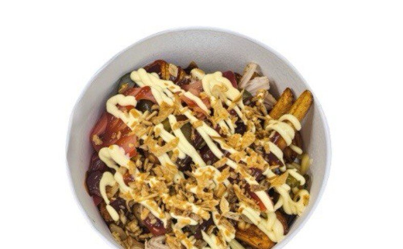 Картофель по-канадски со свининой