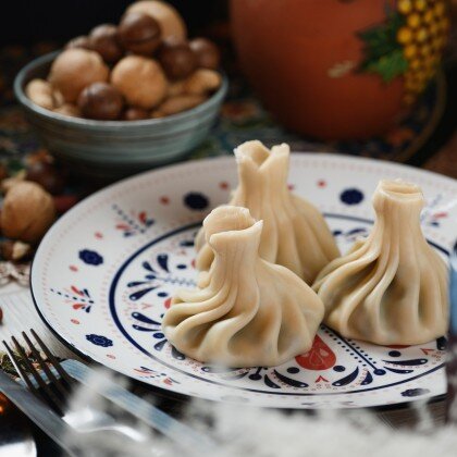 Хинкали с тыквой