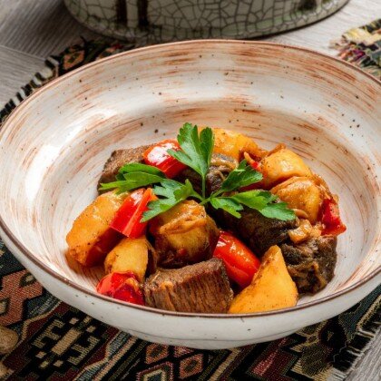 Оджахури с говядиной