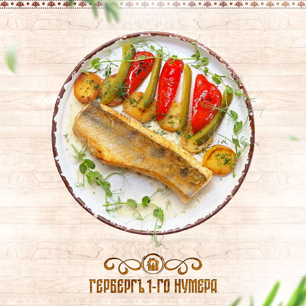 Судак в сливочной усладе "По-Коломенски"