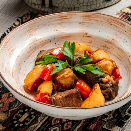 Оджахури с говядиной