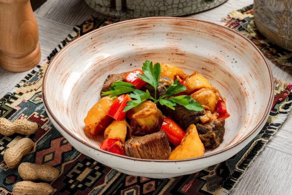 Оджахури с говядиной