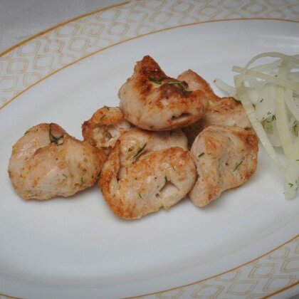 Куриная грудка на мангале