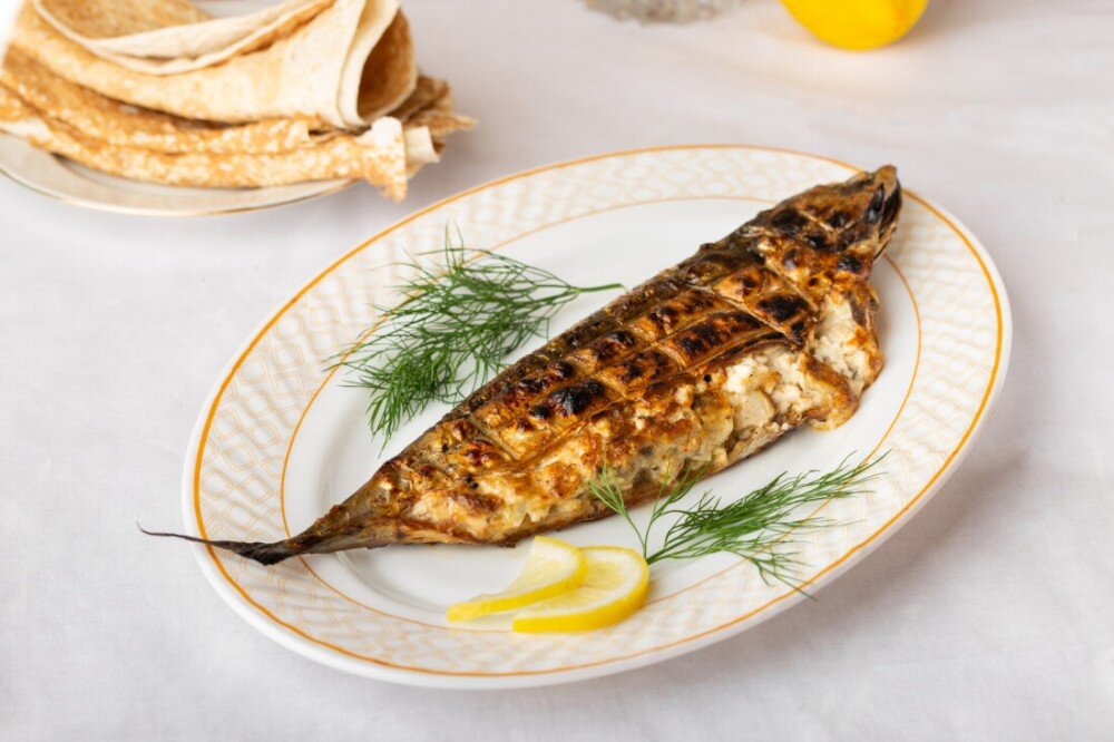 Скумбрия на мангале