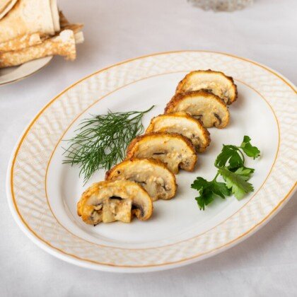 Грибы на мангале