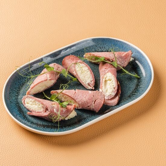 Рулетики из ветчины