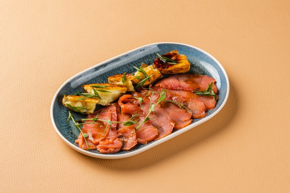 Кета х/к с запеченым картофелем