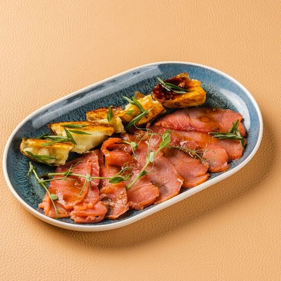 Кета х/к с запеченым картофелем