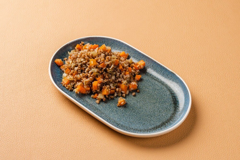 Гречка с овощами