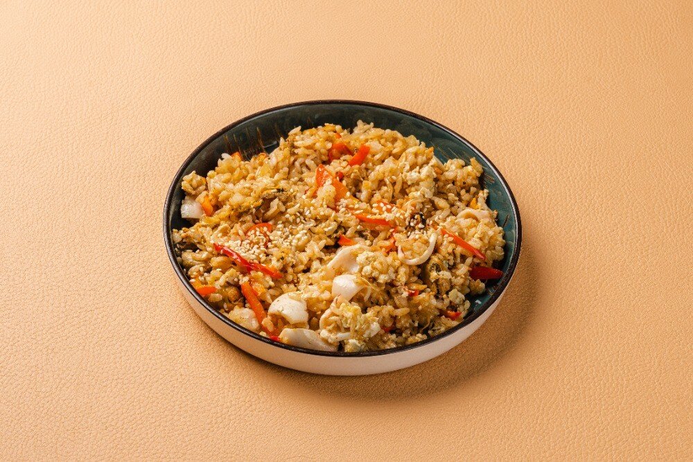 Рис с морепродуктами