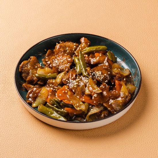 Свинина с фасолью по-азиатски