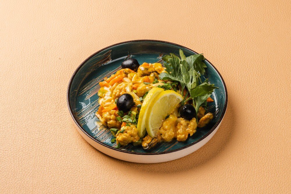 Соте из морепродуктов