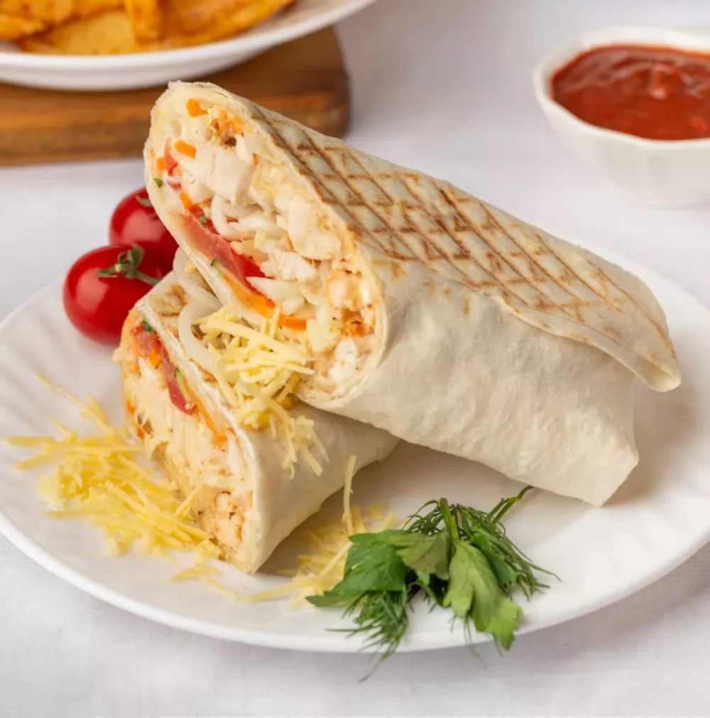 Шаурма свиная с сыром