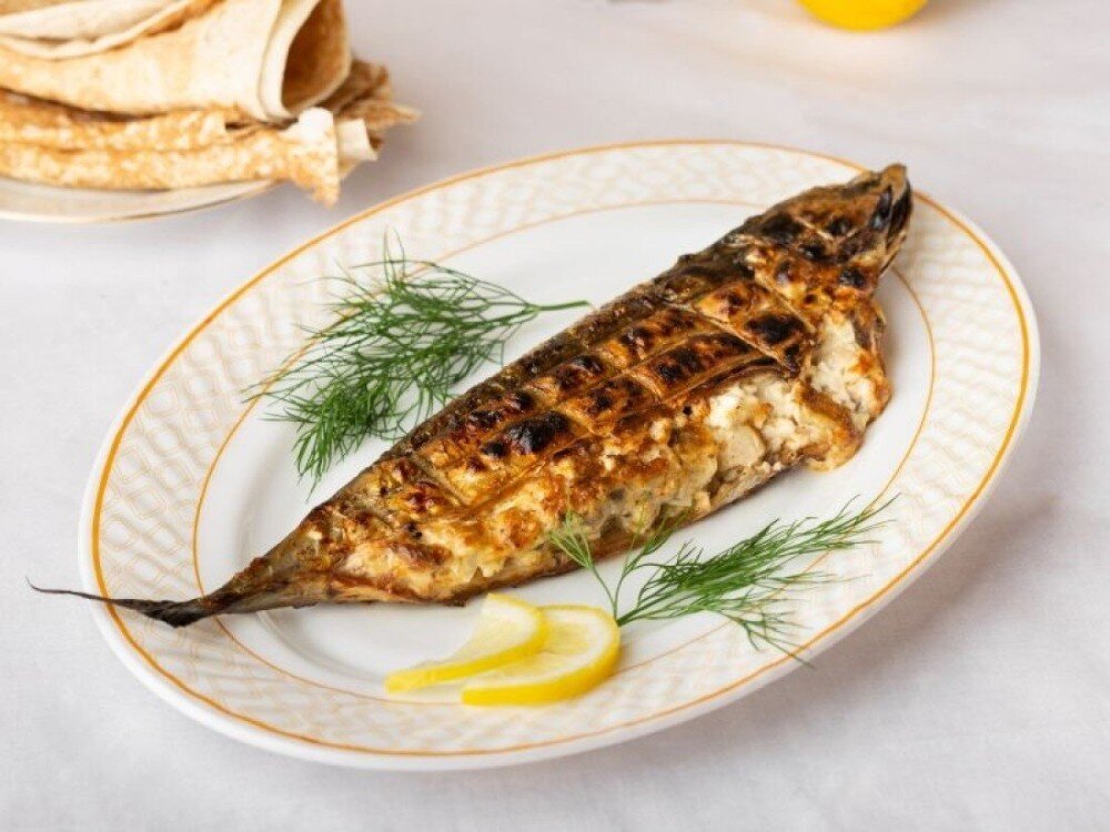 Скумбрия на мангале