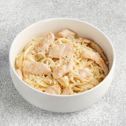 Альфредо с курицей