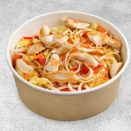 Лапша с курицей