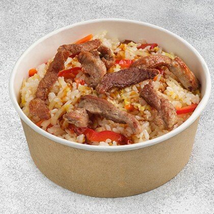 Рис со свининой